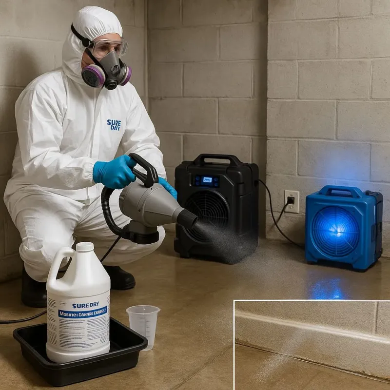 Sanitization and Odor Removal process in Ferndale, MD